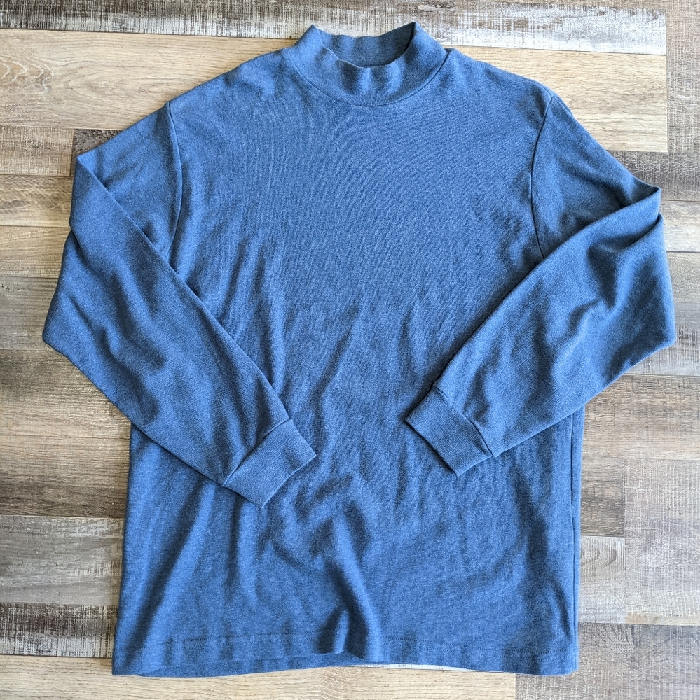 Woolrich, blue long sleeve shirt, women's large